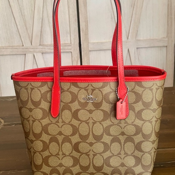 NWT Coach Signature City Mini Tote - Picture 3 of 10
